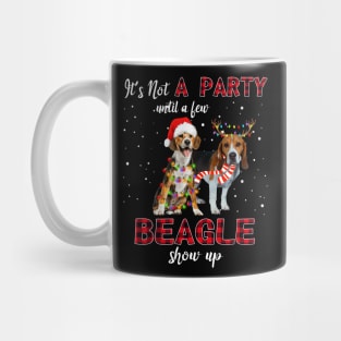 It's Not A Party With A Jew Beagle Show Up T-shirt Mug